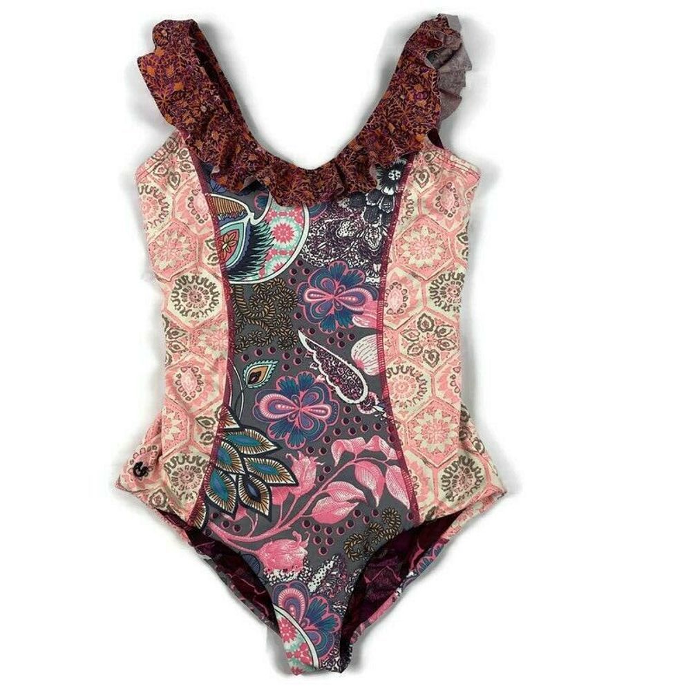 Maaji Girl's One Piece Swimsuit Bathing Suit Pink